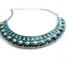 Turquoise Necklace, Statement Necklace,